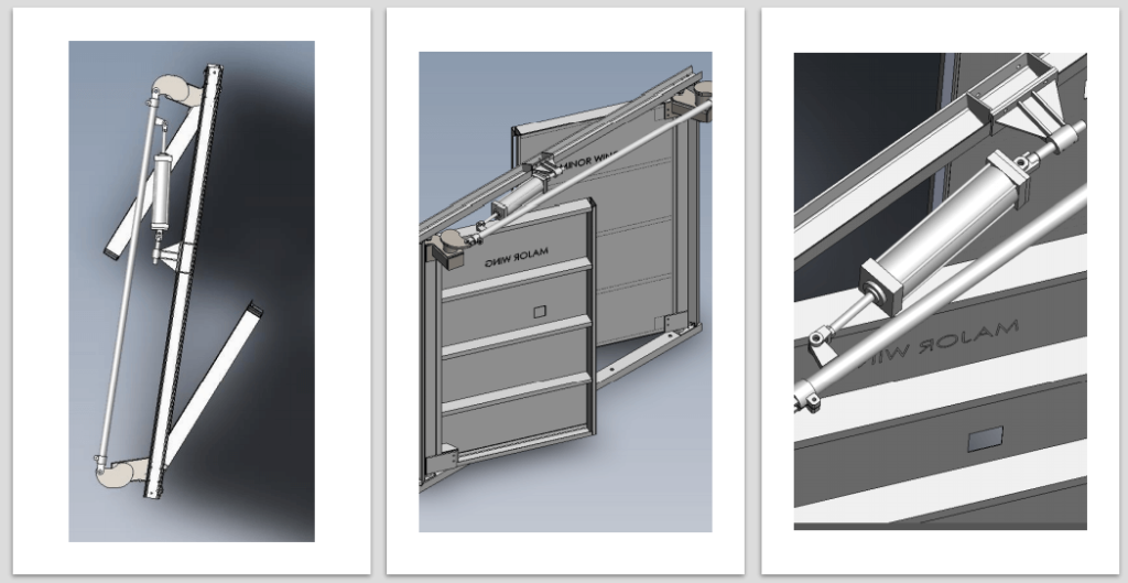 Actuador Híbrido puertas mineras