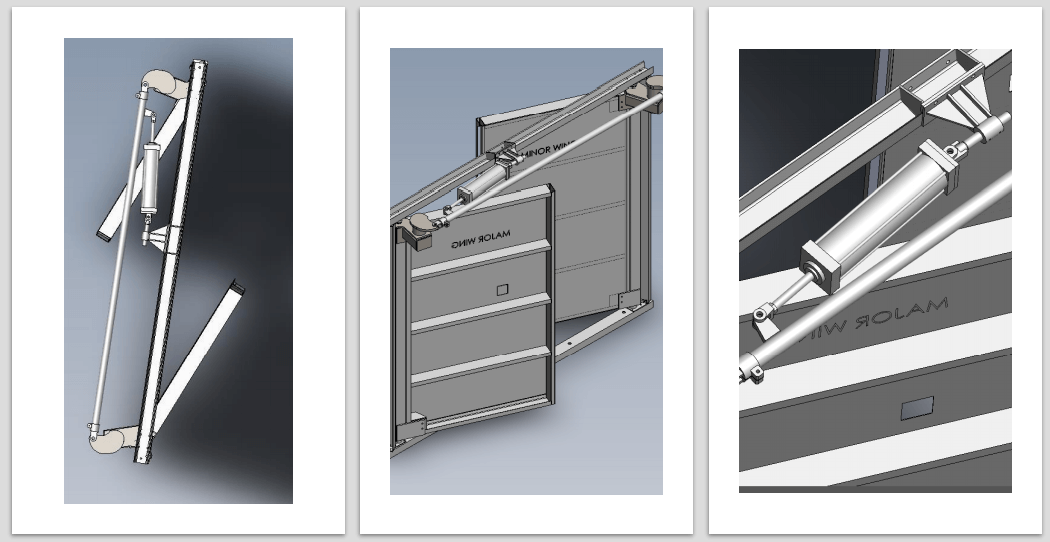 Actuador Híbrido puertas mineras