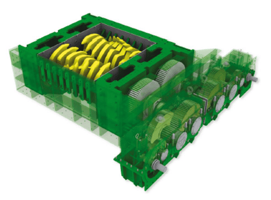 proceso para la reducción de materiales
