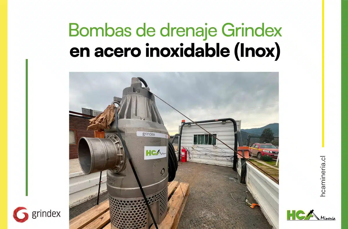 «Inox» es una gama de bombas electrosumergibles de drenaje y lodo de la marca Grindex.
