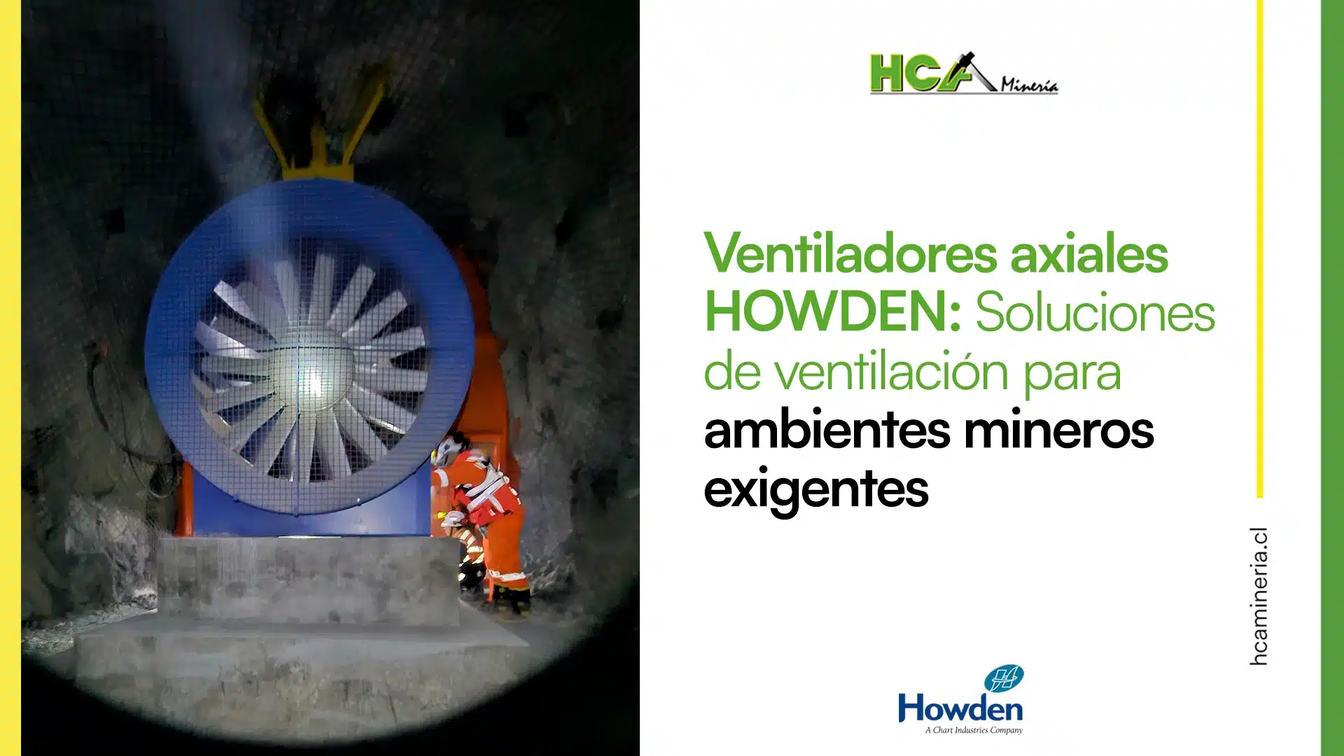 Los ventiladores axiales Howden son dispositivos mecánicos diseñados para mover el aire de forma axial.